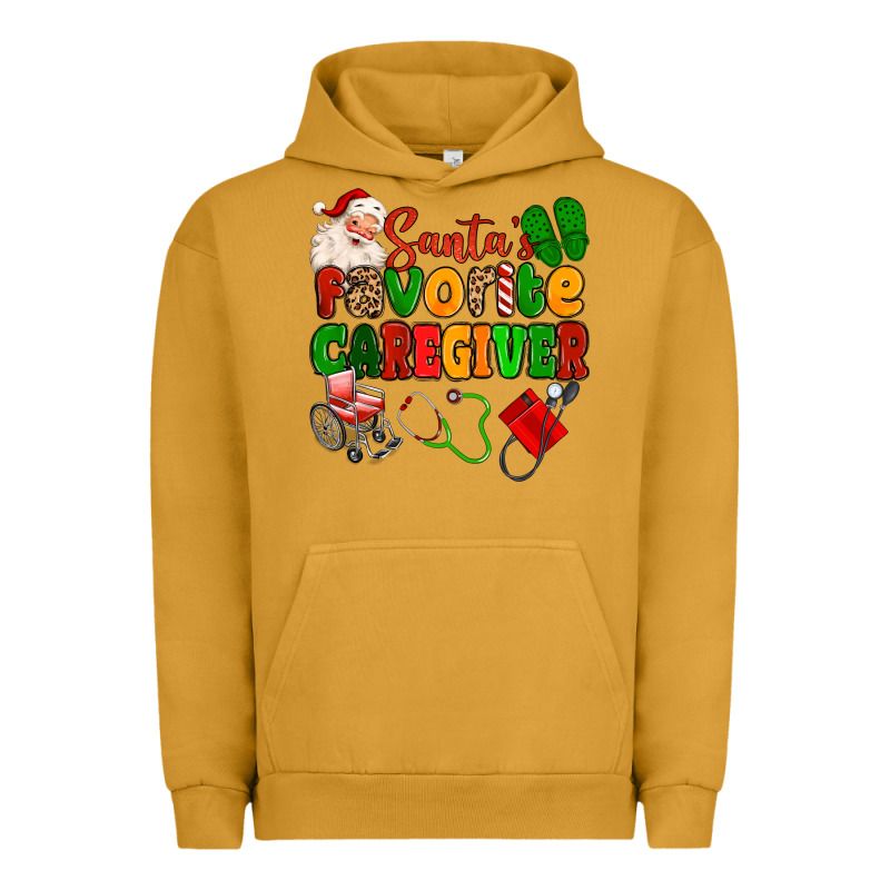Santas Favorite Caregiver Urban Hoodie by MaliasSmallBusiness | Teevron