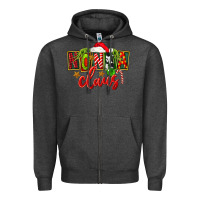 Charcoal Heather christmas nonna claus Zipper Hoodie - FaDigitalArtStudio