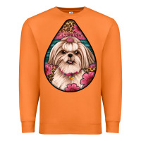 Carrot shih tzu teardrop earrings Premium Sweatshirt - Artiststas
