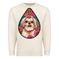 Sandshell shih tzu teardrop earrings Premium Sweatshirt - Artiststas