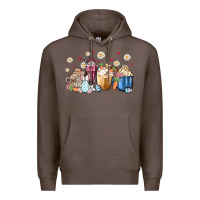 Coffee easter coffee cups Premium Hoodie - MaliasSmallBusiness