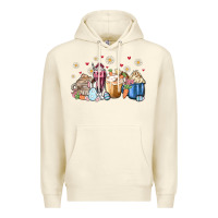 Sandshell easter coffee cups Premium Hoodie - MaliasSmallBusiness