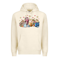 Tofu easter coffee cups Premium Hoodie - MaliasSmallBusiness