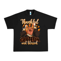 Black Thankful grateful and Blessed black man sneakers Urban Heavy Tee - RanaPortraitStore
