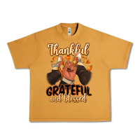 Peanut Butter Thankful grateful and Blessed black man sneakers Urban Heavy Tee - RanaPortraitStore
