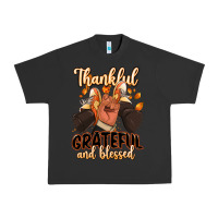 Pigment Black Thankful grateful and Blessed black man sneakers Urban Heavy Tee - RanaPortraitStore