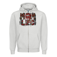 Dove Grey mom life Zipper Hoodie - SublimationCraftShop
