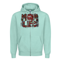 Seafoam mom life Zipper Hoodie - SublimationCraftShop