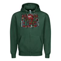 Sports Green mom life Zipper Hoodie - SublimationCraftShop