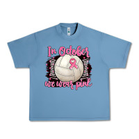 Pebble Blue in october we wear pink volleyball Urban Heavy Tee - BarkalooDesign
