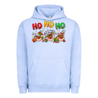 Pigment Grape Ice ho ho ho reindeer Urban Hoodie - MaliasSmallBusiness
