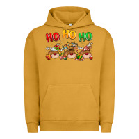 Pigment Peanut Butter ho ho ho reindeer Urban Hoodie - MaliasSmallBusiness
