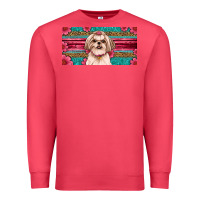 Cardinal shih tzu license plate Premium Sweatshirt - Artiststas