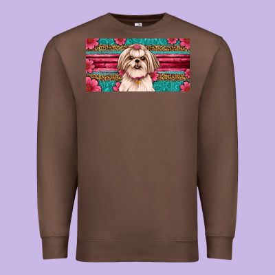 Shih Tzu License Plate Premium Sweatshirt Designed By Artiststas