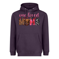 Plum highland cow one loved mama Heavyweight Hoodie - JahusDesignShop