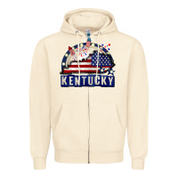 Kentucky 4th Of July Zipper Hoodie | Teevron
