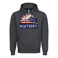 Smoke Kentucky 4th of July Zipper Hoodie - CowGirlArtShop