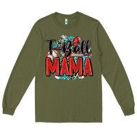 Army Green t ball mama Long Sleeve Tee - Zillion Design Studio