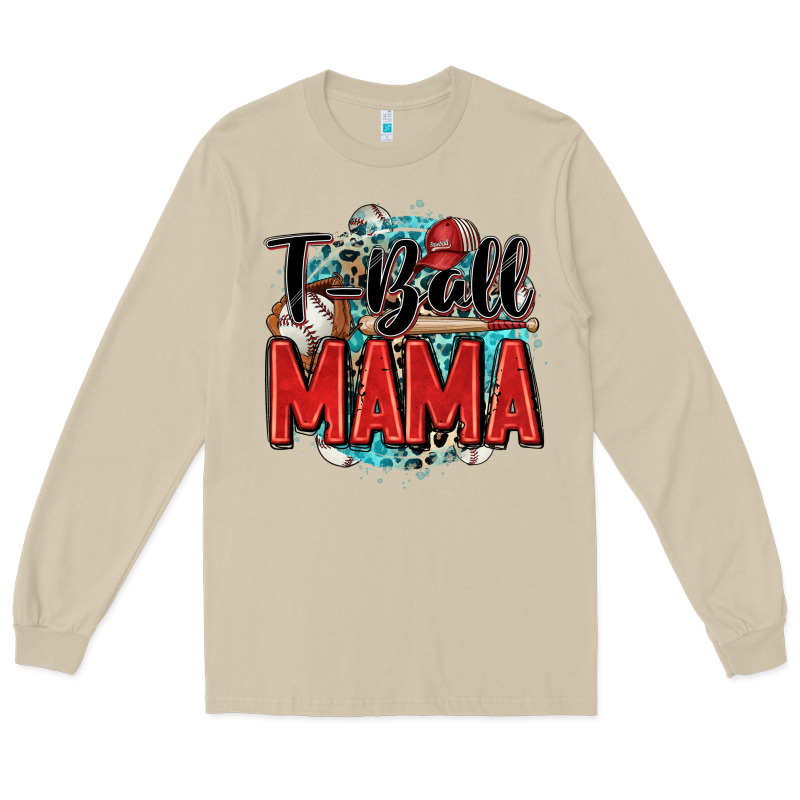 T Ball Mama Long Sleeve Tee by Zillion Design Studio | Teevron
