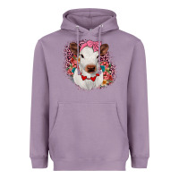 Lavender heifer valentines Heavyweight Hoodie - JahusDesignShop
