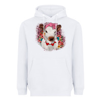 White heifer valentines Heavyweight Hoodie - JahusDesignShop