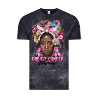 Cloud Black breast cancer warrior black woman Vintage Tee - BarkalooDesign