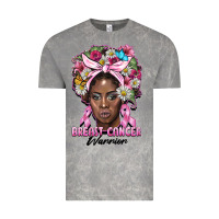 Cloud Rock breast cancer warrior black woman Vintage Tee - BarkalooDesign