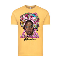 Vintage Mustard breast cancer warrior black woman Vintage Tee - BarkalooDesign