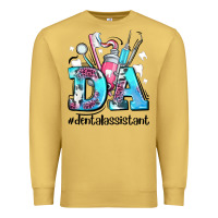 Antique Gold da dental assistant Premium Sweatshirt - AdoDesignShop