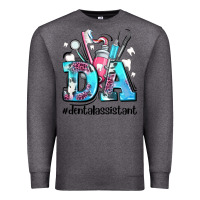 Charcoal Heather da dental assistant Premium Sweatshirt - AdoDesignShop