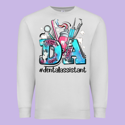 Da Dental Assistant Premium Sweatshirt Designed By Adodesignshop