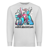 Dove Grey da dental assistant Premium Sweatshirt - AdoDesignShop
