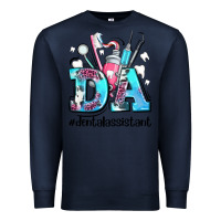 Navy da dental assistant Premium Sweatshirt - AdoDesignShop