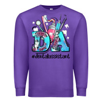 Purple da dental assistant Premium Sweatshirt - AdoDesignShop