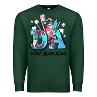 Sports Green da dental assistant Premium Sweatshirt - AdoDesignShop