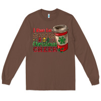 Chestnut i run on coffee and christmas cheer Long Sleeve Tee - RanaPortraitStore