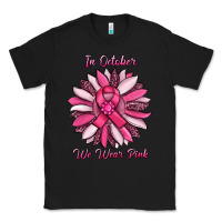 Black in october we wear pink sunflower Classic Tee - RanaPortraitStore