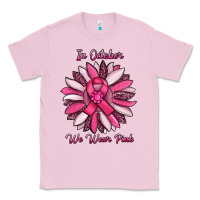 Bubblegum Pink in october we wear pink sunflower Classic Tee - RanaPortraitStore