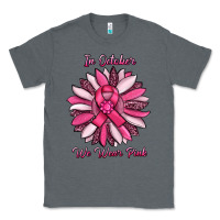 Charcoal Heather in october we wear pink sunflower Classic Tee - RanaPortraitStore