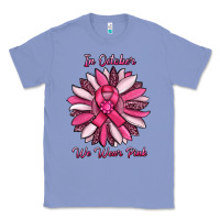 Colony Blue in october we wear pink sunflower Classic Tee - RanaPortraitStore