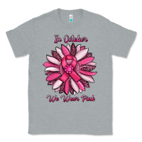Heather Grey in october we wear pink sunflower Classic Tee - RanaPortraitStore