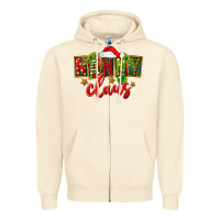 Sandshell Christmas nanny claus Zipper Hoodie - FaDigitalArtStudio