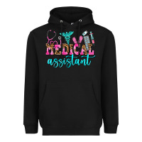 Black medical assistant Heavyweight Hoodie - AdoDesignShop