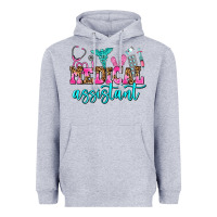 Heather Grey medical assistant Heavyweight Hoodie - AdoDesignShop