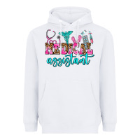 White medical assistant Heavyweight Hoodie - AdoDesignShop