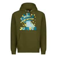 Army Green boys go to jupiter Premium Hoodie - MaliasSmallBusiness