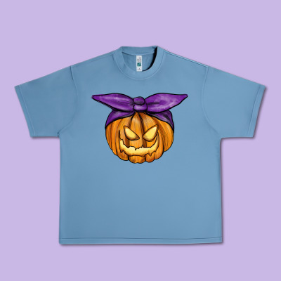 Jack O' Lantern Halloween Pumpkin Urban Heavy Tee Designed By Ranaportraitstore