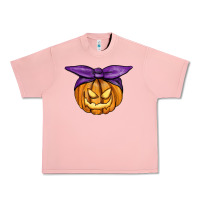 Salmon Jack O' Lantern Halloween Pumpkin Urban Heavy Tee - RanaPortraitStore