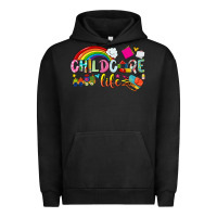 Pigment Black childcare life Urban Hoodie - NancyCooperArtShop