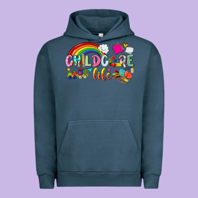Childcare Life Urban Hoodie Designed By Nancycooperartshop